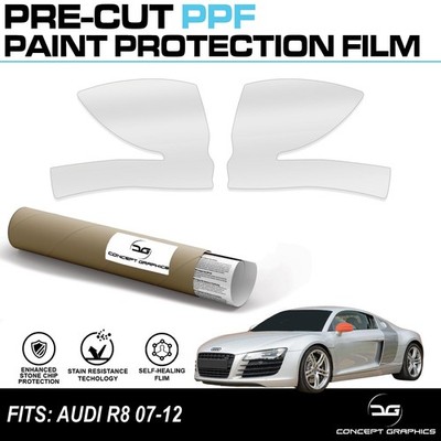 Spiegelkappen vorgeschnitten Steinschlagschutz TPU PPF Lackschutzfolie für Audi R8