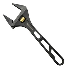 Fujiya Light Monkey, No Serrations, Black and Gold, Total Length 303mm, Maximum