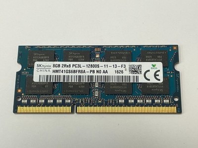 SK Hynix 8GB (1 Stick) PC3L-12800S DDR3 1600 SODIMM Memory HMT41GS6BFR8A-PB