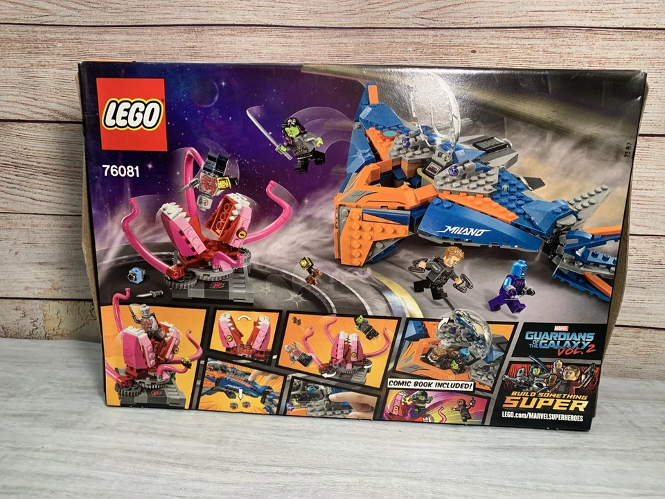 LEGO 76081 Marvel The Milano vs. The Abilisk NEW Sealed Retired Star Lord Groot - Image 2 of 4