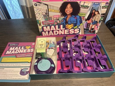 Mall Madness Board Game Talking Electronic Classic Shopping Spree Hasbro