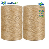 Jute-Schnur 200M Braun 2 StüCk FüR Garten Basteln Pflanzen Dekoration