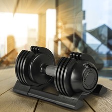 22LBS Adjustable Dumbbell Steel+Plastic Home Gym Fitness Equipment