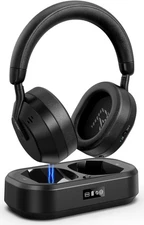 Swiitech TV Headphones KH136k Ensemble-TV Wireless Headphones with LED Display,