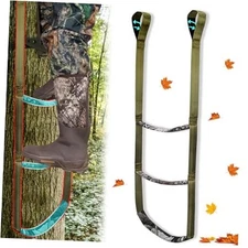Step Climbing Aider,Climbing Stick Aiders for Hunting Rope Ladders 3 Step Green