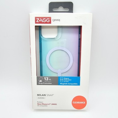 Zagg Gear4 Milan Aurora Snap with Magsafe for Apple iPhone 14 Plus Ombre Clear