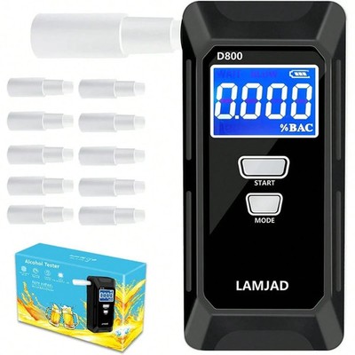 D800 Professional Digital Breathalyzer Alcohol Tester
