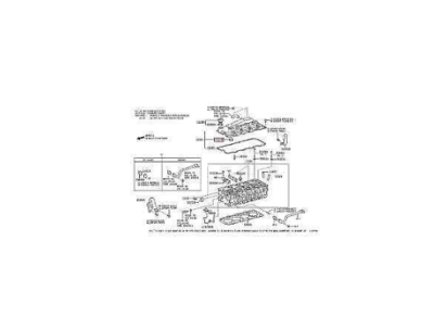 Toyota Genuine OEM GASKET, CYLINDER HEAD COVER, NO.3 HIACE KDH2