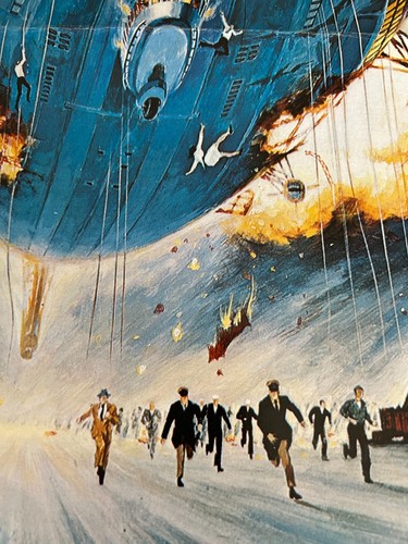 PÓSTER DE PELÍCULA "THE HINDENBURG" ORIGINAL - VINTAGE 1975 INSERTADO - THRILLER - Imagen 7 de 8