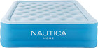 Home 18" Cool Comfort Size Queen Premium Air Mattress with Pillow Top, Raised In