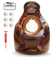 GoSports Inflataman Baseball Toss Challenge | Inflatable Catcher Strike Game