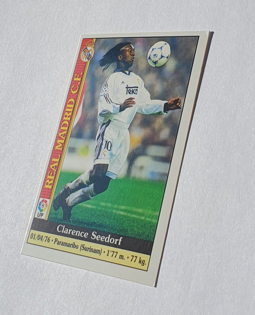 Carte Collection RARE Seedorf N°32 Real Madrid Mundicromo 2000