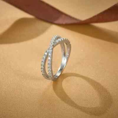 1.50 Ct Round Lab Created Diamond 14K White Gold Plated Women's Engagement Ring