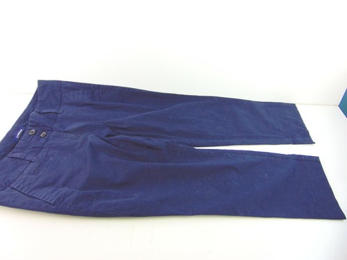 Lands End True Navy Stretch Weekend Chino Capri Size 10 34/24 - Picture 6 of 8