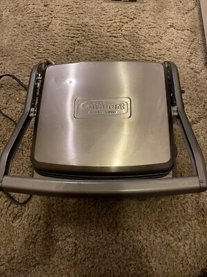 Cuisinart GR-150Tk GR-150 Griddler Deluxe, Brushed Stainless