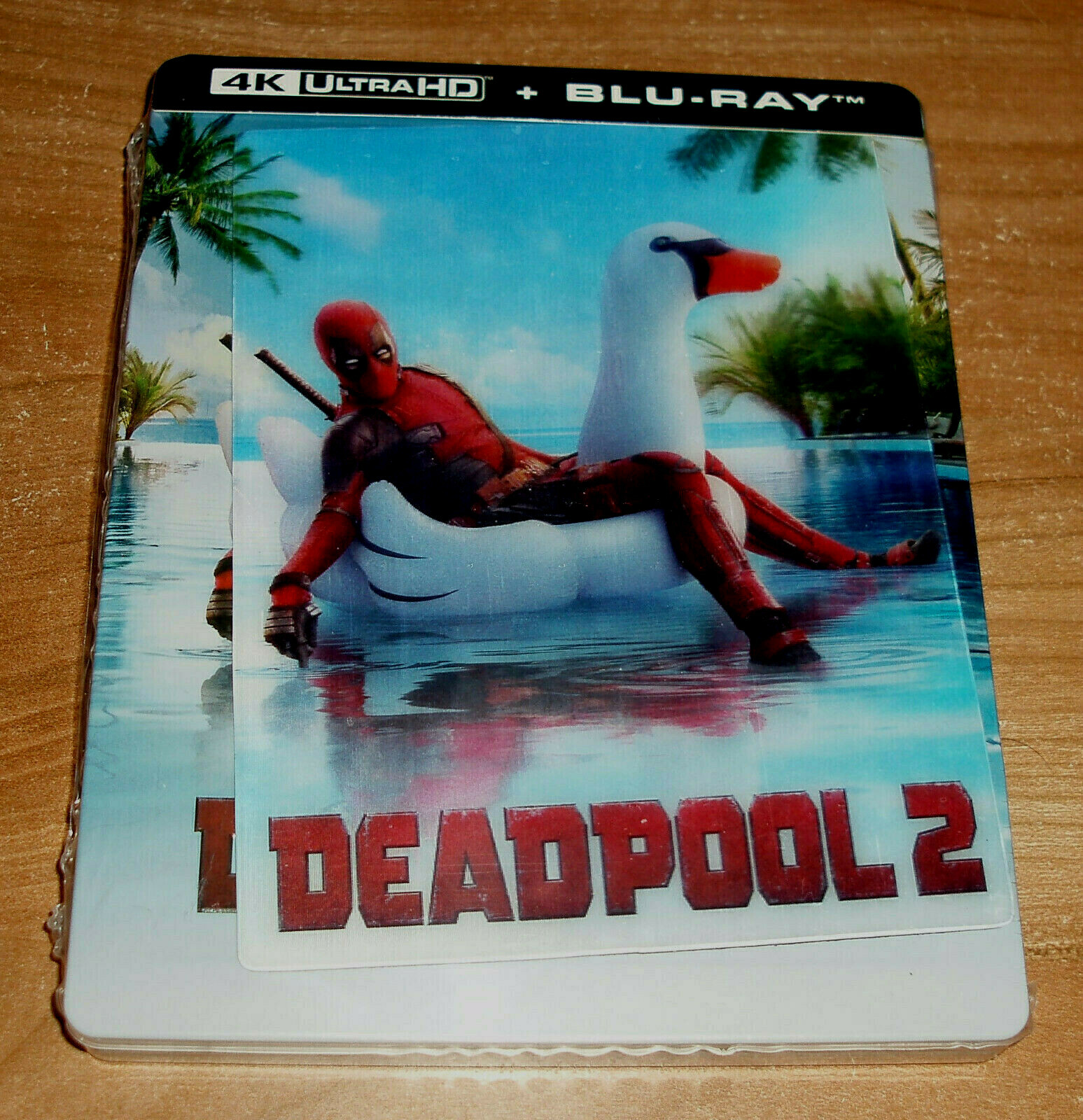 Deadpool 2 Nuovo Sigillato 4K UHD+Blu-Ray Steelbook Action (Senza Aprire) a-B-C