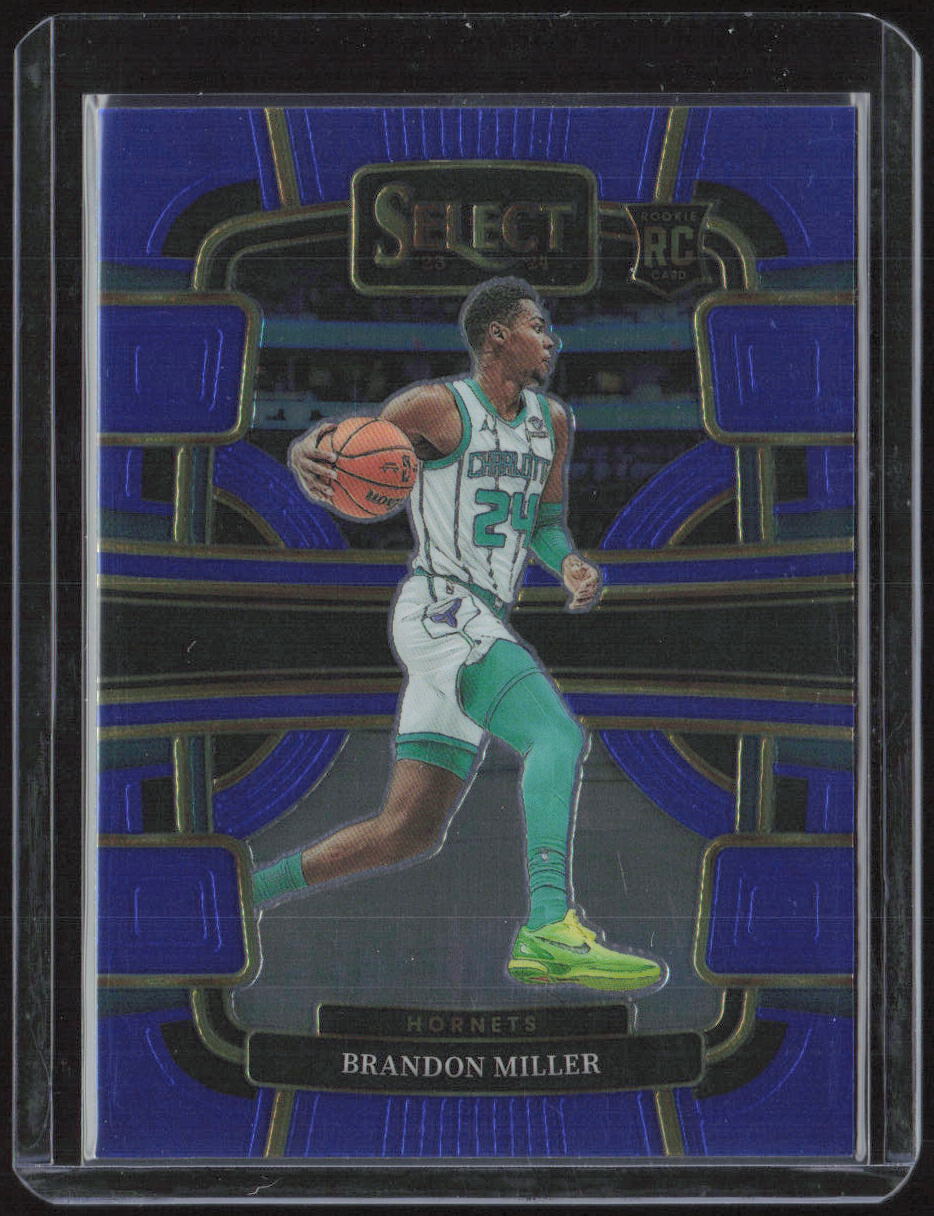 2023-24 Panini Select #80 Brandon Miller Blue (Retail Base)