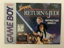Super Star Wars Return of the Jedi GameBoy Nintendo Instruction Manual Only