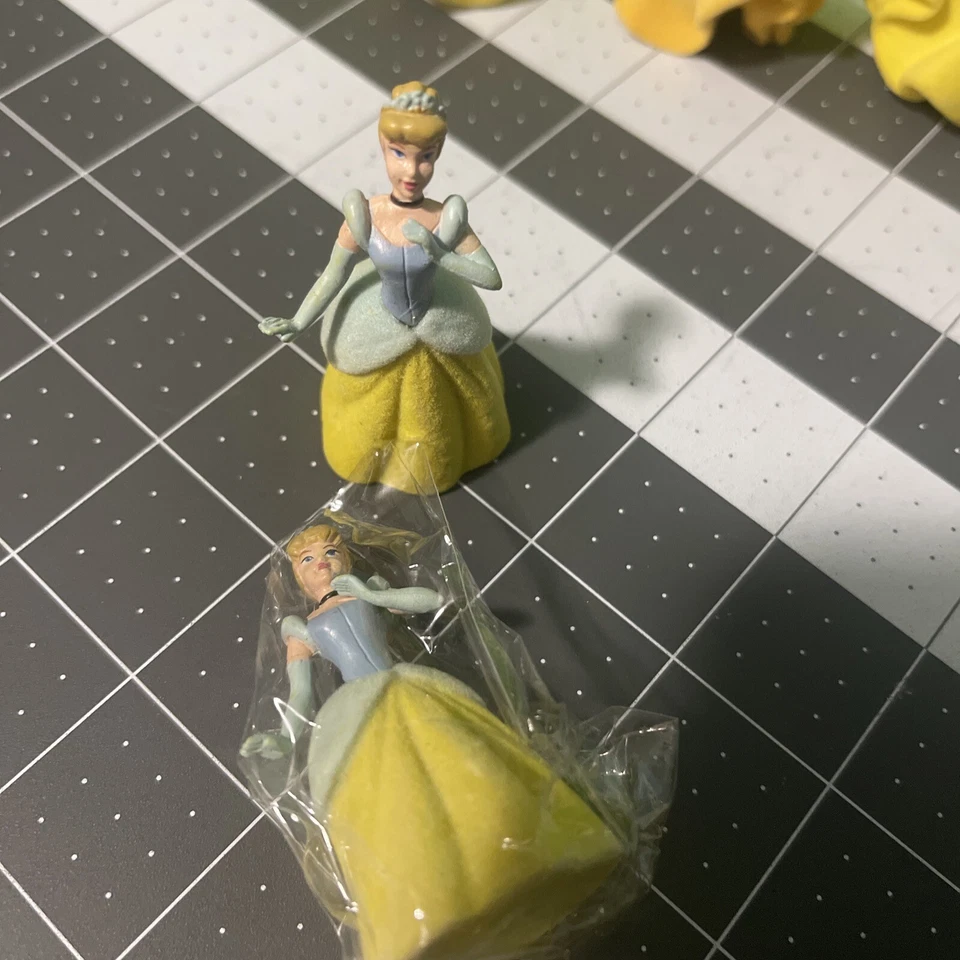 5 Princess Figure Cake Topper Cinderella,  Snow White, Ariel 2.5” Tall #1 - Image 3 of 4