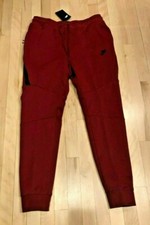 university red nike joggers