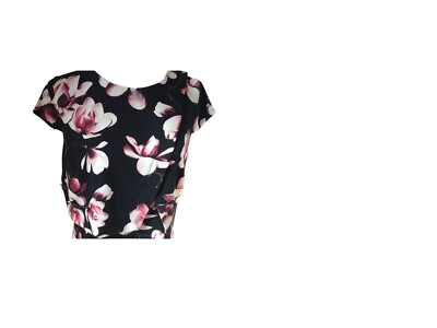 phase eight black floral dress PHASE EIGHT Amara Floral Fit And Flare Dress multicolour Party Wedding –  Stylerstreet main image 0