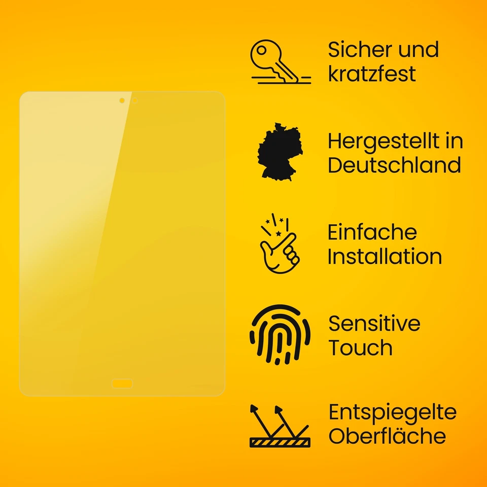 atFoliX 2x Displayfolie für Asus ZenPad 3S 10 Z500KL Schutzfolie matt&stoßfest - Bild 3 von 4
