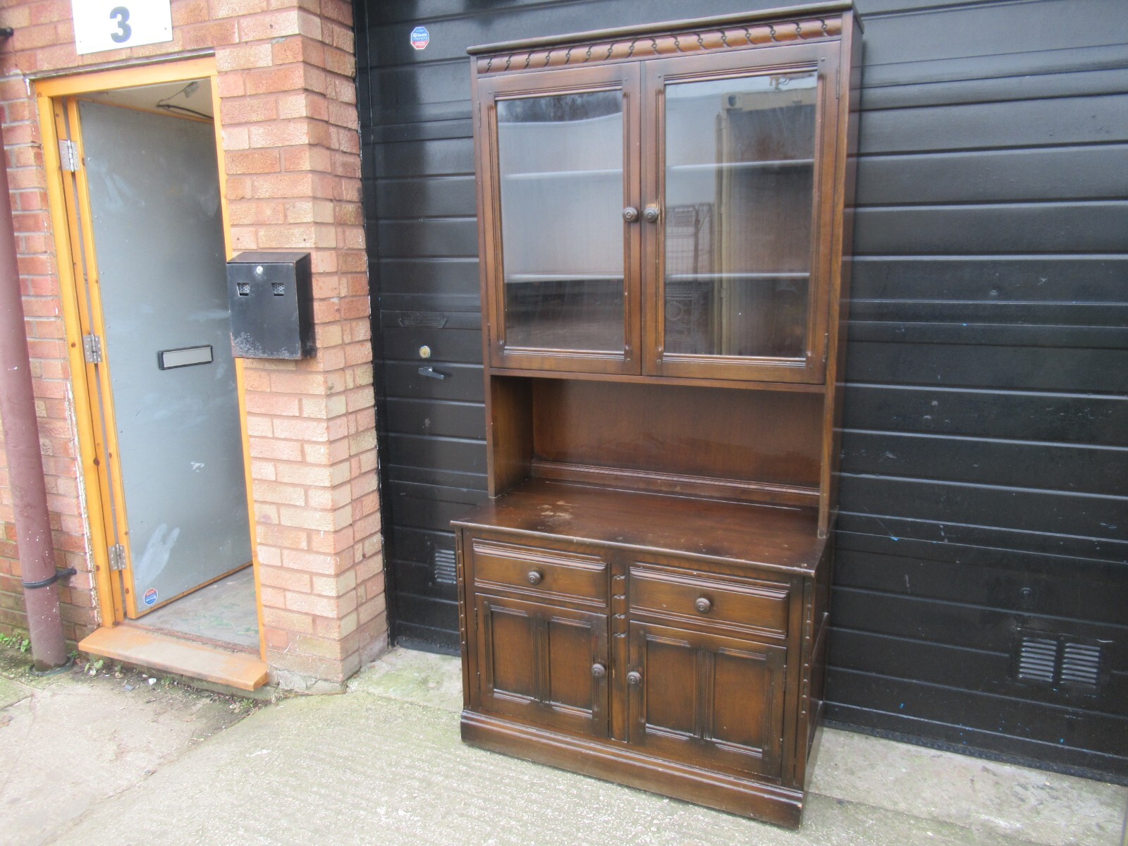 Vintage retro Ercol Welsh Dresser Kitchen storage Unit collection Crewe