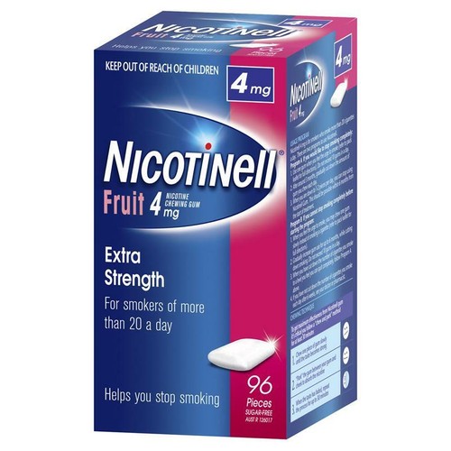 Nicotinell Chewing Gum 4mg Fruit 96 Nicotine Gum (Quit Smoking) eBay