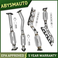 4x Manifold Exhaust Catalytic Converters For 2004-2010 Infiniti QX56 Base 5.6L