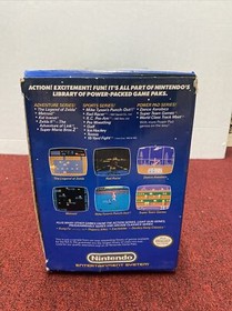 Vintage Original Nintendo NES Power Set Video Game Console 2 Controllers & Box