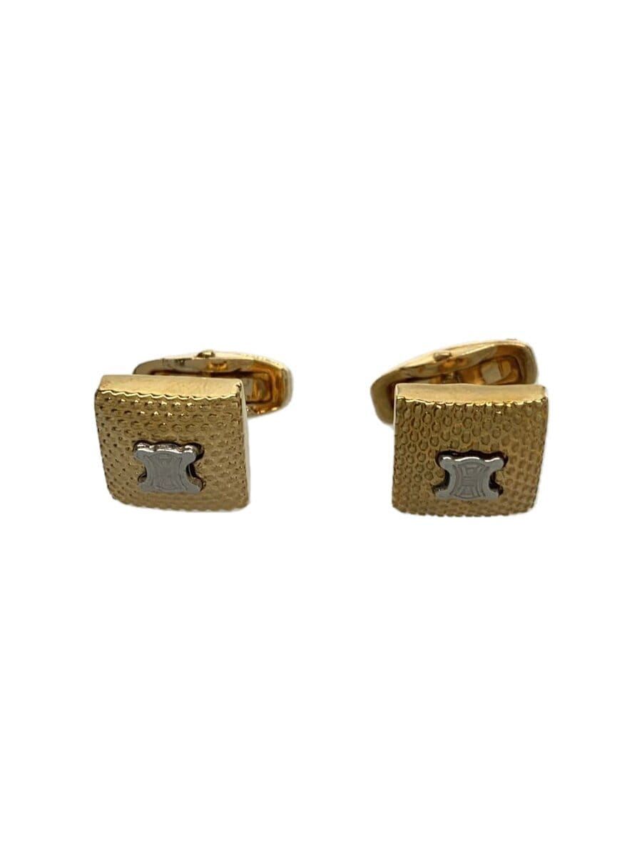 CELINE Other Accessories Cufflinks Gold Mens Used