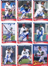 SKYE BOLT SIGNED 2016 MIDWEST LEAGUE TOP PROSPECT ROOKIE CARD MWL AUTO