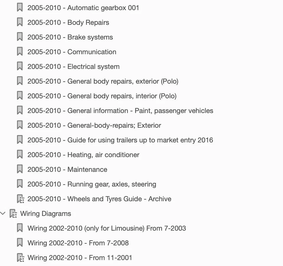 Volkswagen Polo serie 4 (2002-2010) manuale officina su cd - Immagine 3 di 4