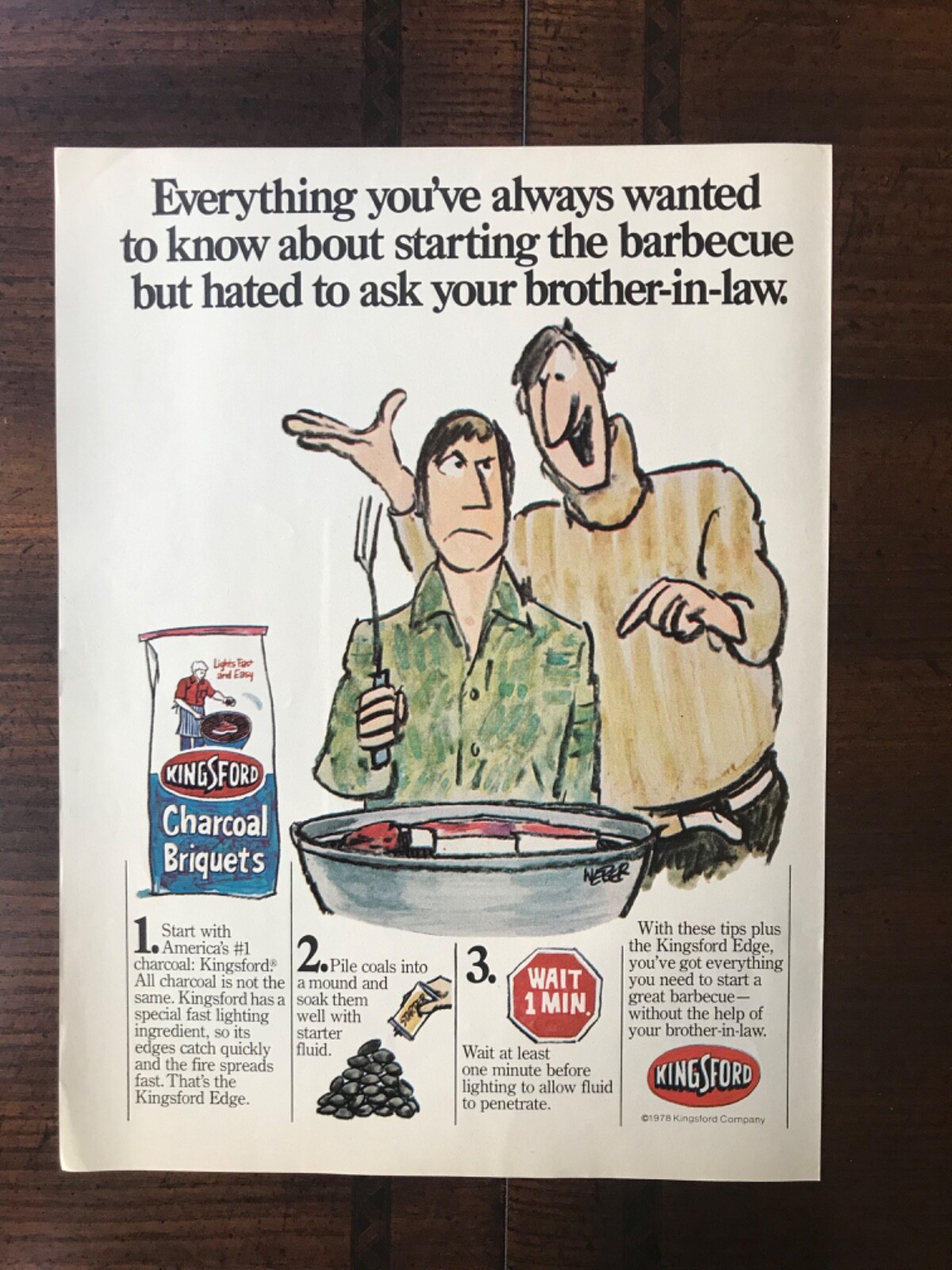 Kingsford Charcoal Ads