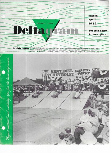 DELTAGRAM MARCH/APRIL 1952-FROM DELTA POWER TOOL DIVISION,ROCKWELL MFG CO. - Foto 1 di 4