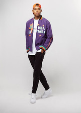 Mitchell Ness Phoenix 1995 All Star Game Purple Authentic WARM NYLON JACKET