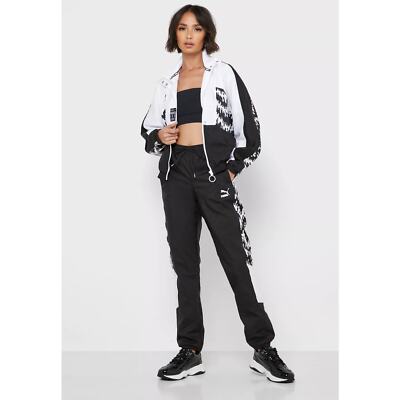 Puma TFS OG AOP Jogger Pants Black Womens Size Medium NWT