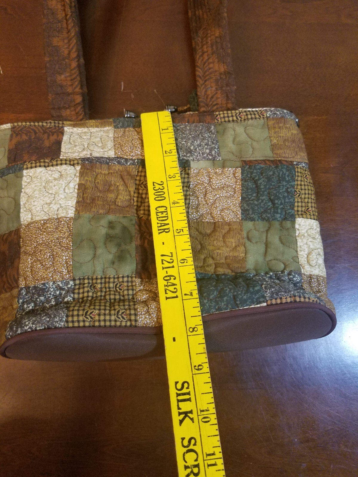 Donna Sharp Patchwork Quilted Messenger Shoulder … - image 6