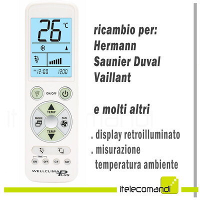 Universal Fernbedienung Klimaanlage Hermann Saunier Duval Vaillant