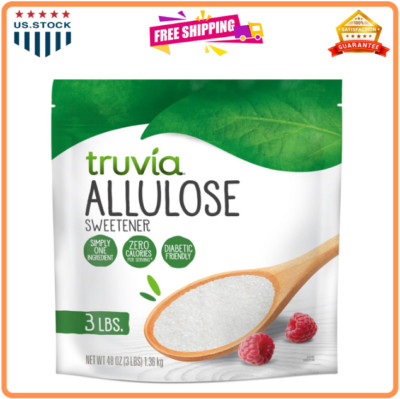 Truvia Allulose Calorie-Free Sweetener, 3lbs   Sugar Substitute for Coffee & Tea
