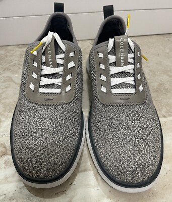 Come Haan Generation ZG, Gray Knit/ Yellow/White Cole Haan Generation Zerogrand Sneaker Grey Knit/Yellow  main image 4