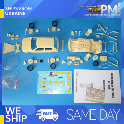 Mf-zone KIT247 1/24 Volkswagen Golf MK3 Kit Car Kuchar 56 Rally Poland 1999