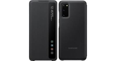 SAMSUNG GALAXY S20+ S-VIEW Flip Cover Case - Black