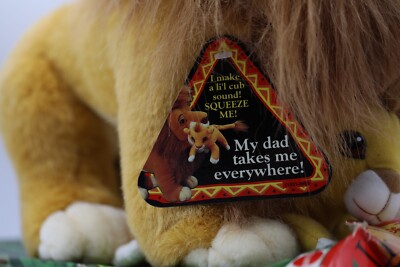 1993 Mattel The Lion King Mufasa & Son Plush | eBay