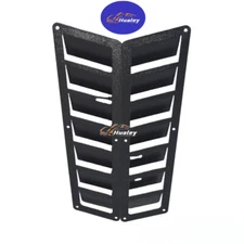 POWDER COATING Black Steel Custom Hood Vent Louver Cooling Panel