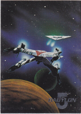 BABYLON 5 1995 FLEER SKYBOX ULTRA SPACE GALLERY INSERT CARD SG3 Raider Ships
