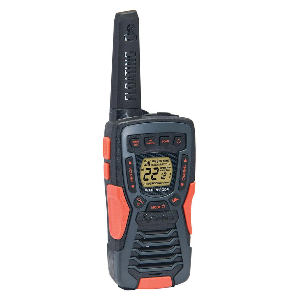 Cobra ACXT1035R Walkie Talkies WaterProof Rechargeable 37-Mile 2-Way Radios 2 Pk - Image 3 of 4