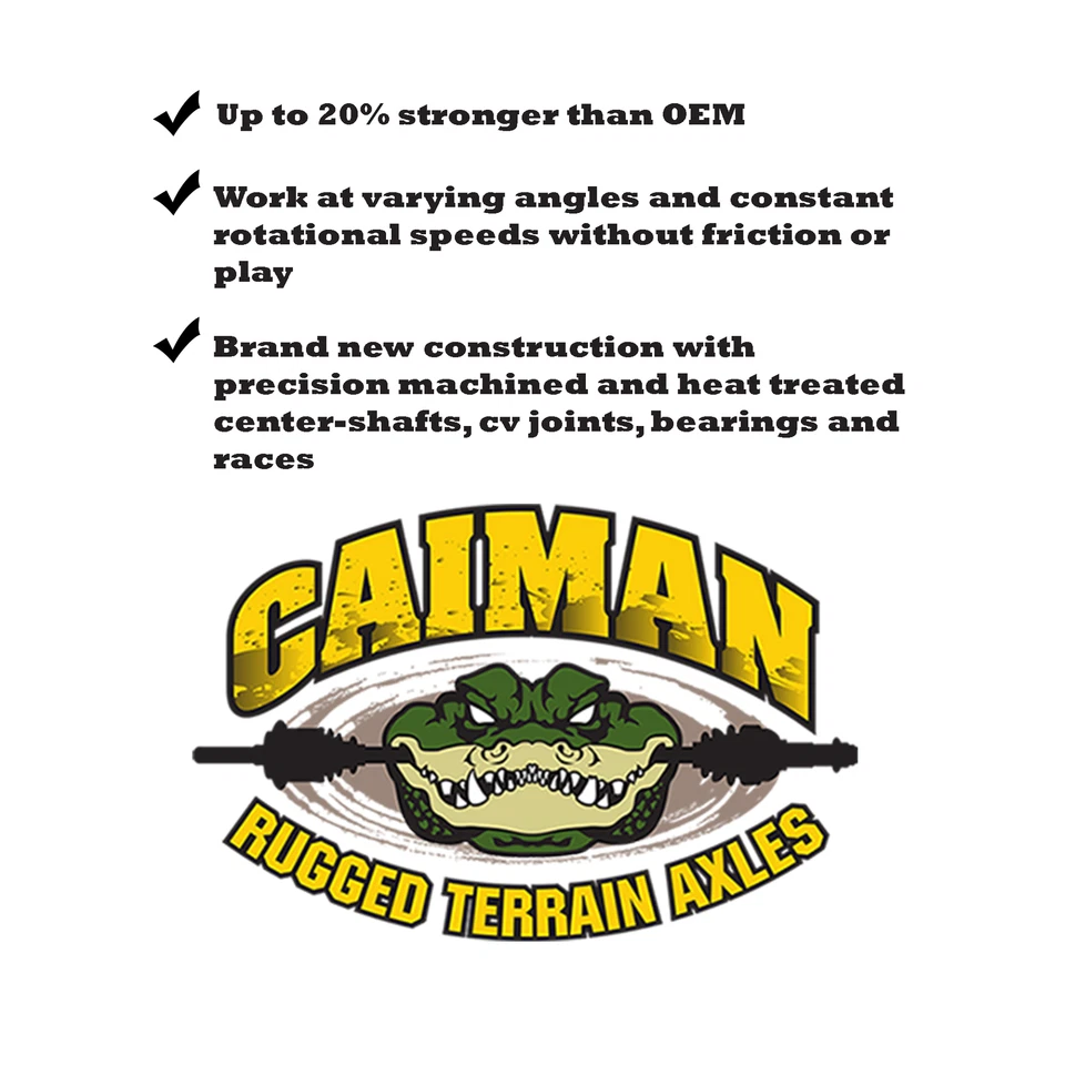 Caiman Rugged Front CV Axles for Honda Rancher 420 4x4 2007-2013, Left & Right Foto 2 de 4