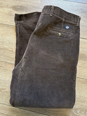Vintage 90s Dockers Brown Chunky Corduroy Pants Mens 36x30 Baggy