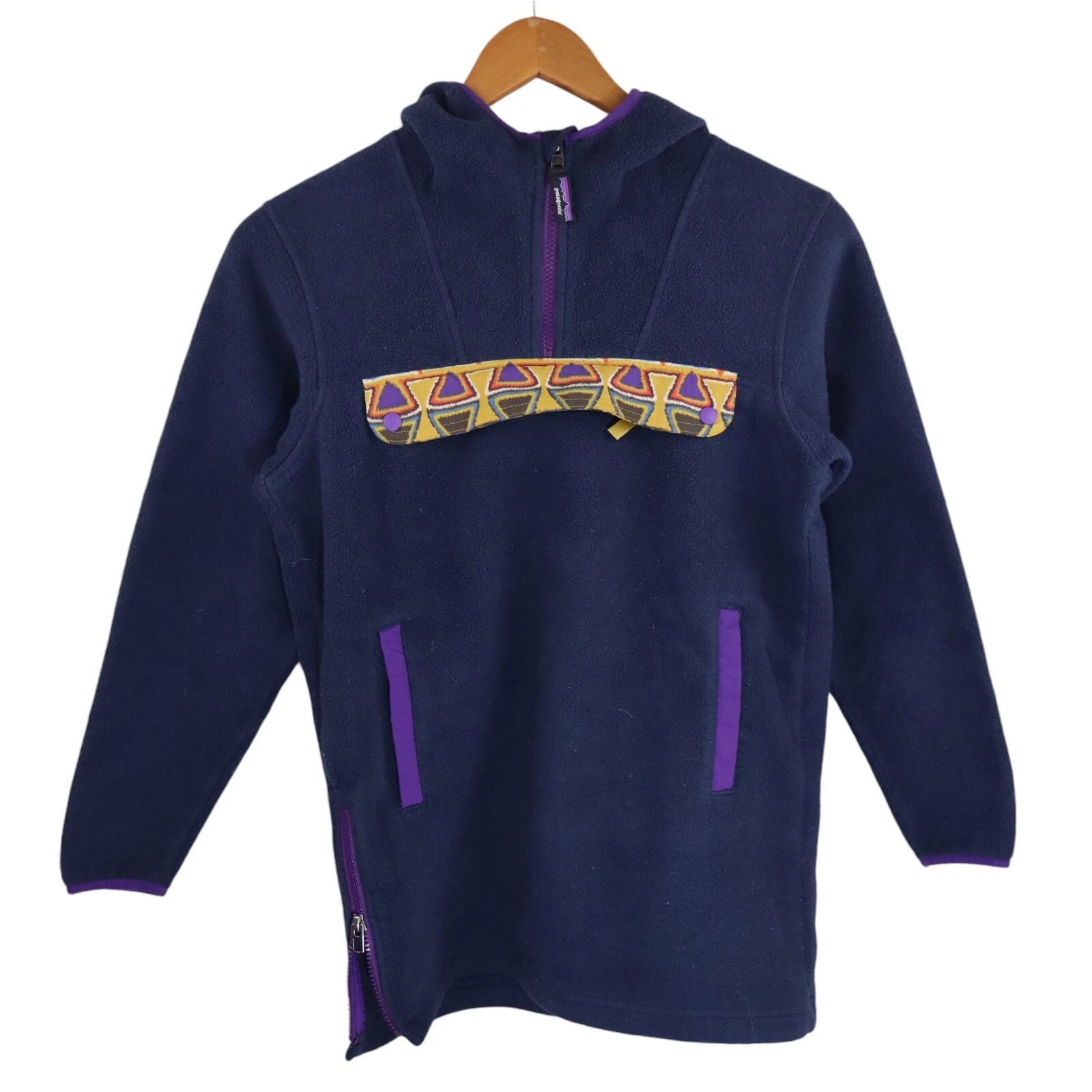 Patagonia Synchilla Fleece Hoody Anorak Jacket Coat Boys Kids Youth Large 12-14